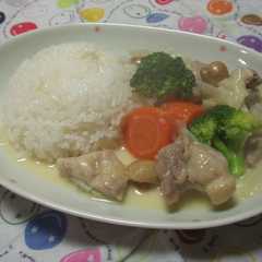鶏肉の生クリーム煮-レシピのメイン写真