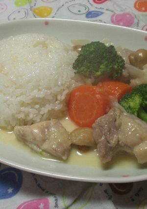 鶏肉の生クリーム煮-レシピのメイン写真
