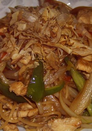 大葉にんにく醤油で焼うどん風パスタ★-レシピのメイン写真