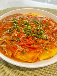 豆腐入りふわふわかに玉-レシピのメイン写真