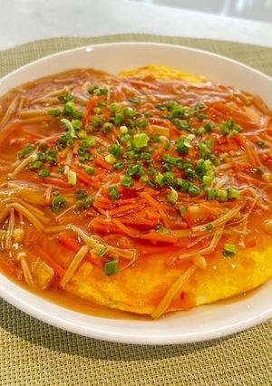 豆腐入りふわふわかに玉-レシピのメイン写真