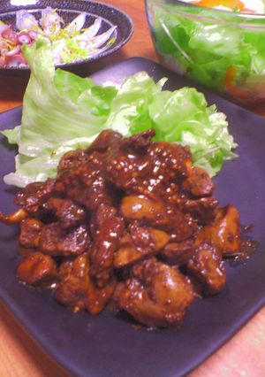 鶏レバーのプルーンソテー☆-レシピのメイン写真
