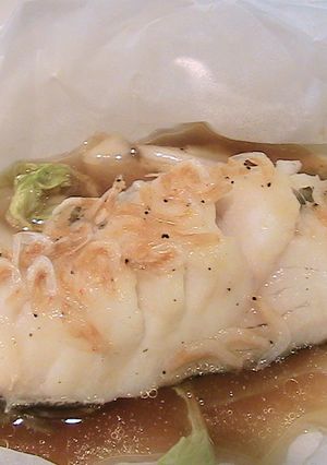 クックパー®包みで白身魚の中華蒸し★-レシピのメイン写真
