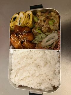 肉そぼろじゃがマヨ弁当☆鶏肉-レシピのメイン写真