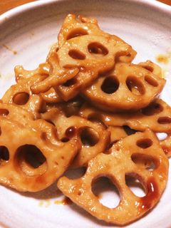 レンコンの照り焼き炒め-レシピのメイン写真