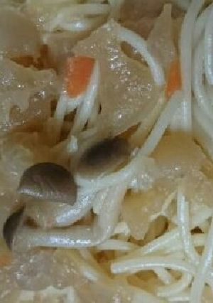 おでん残りで和風パスタ-レシピのメイン写真