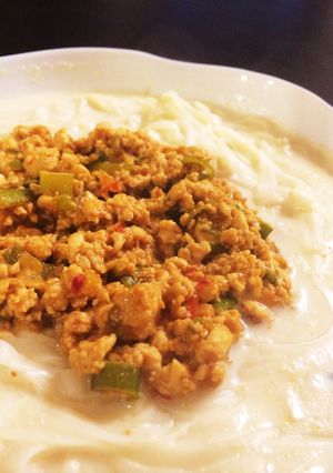 糖質オフ！豆腐肉味噌と豆乳で本格坦々麺☆-レシピのメイン写真