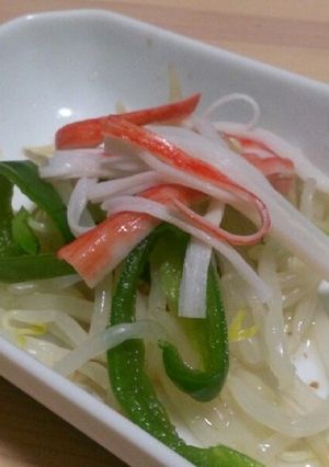 もやしとピーマンのシャキシャキサラダ-レシピのメイン写真