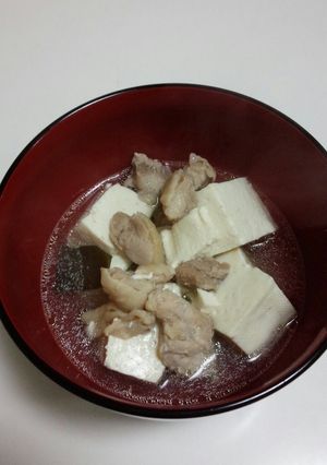 昆布だしと鶏の旨味がおいしい鳥ゆどうふ♬-レシピのメイン写真