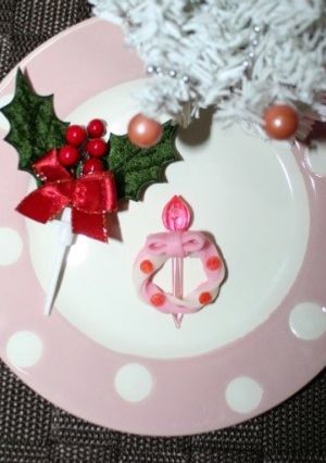 クリスマスに♡ピンクと白のリース-レシピのメイン写真