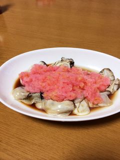 湯通し牡蠣とサラダ大根のさっぱりぽん酢-レシピのメイン写真