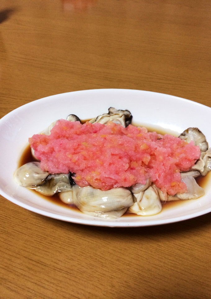 湯通し牡蠣とサラダ大根のさっぱりぽん酢-レシピのメイン写真