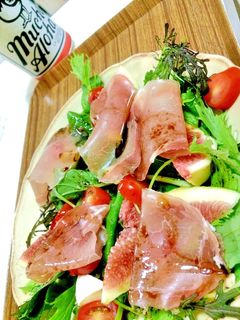 イチジクと生ハムとチーズのサラダ-レシピのメイン写真