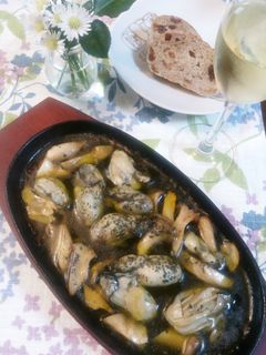 ♪牡蠣とエリンギのアヒージョ♡♪-レシピのメイン写真
