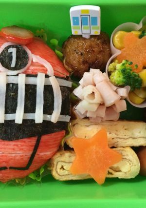 キャラ弁★トッキュウ1号簡単なのにリアル-レシピのメイン写真