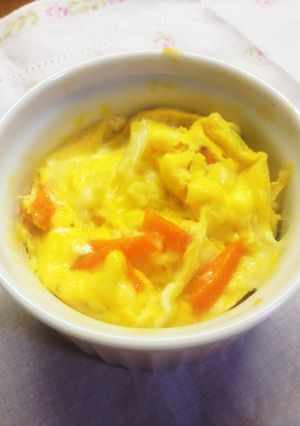 レンジでオムレツ♡-レシピのメイン写真