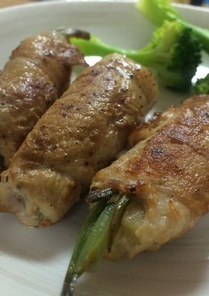さつまいもと芋づるの肉巻き-レシピのメイン写真