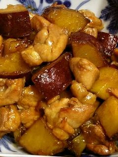 鶏とさつまいもの甘辛煮-レシピのメイン写真