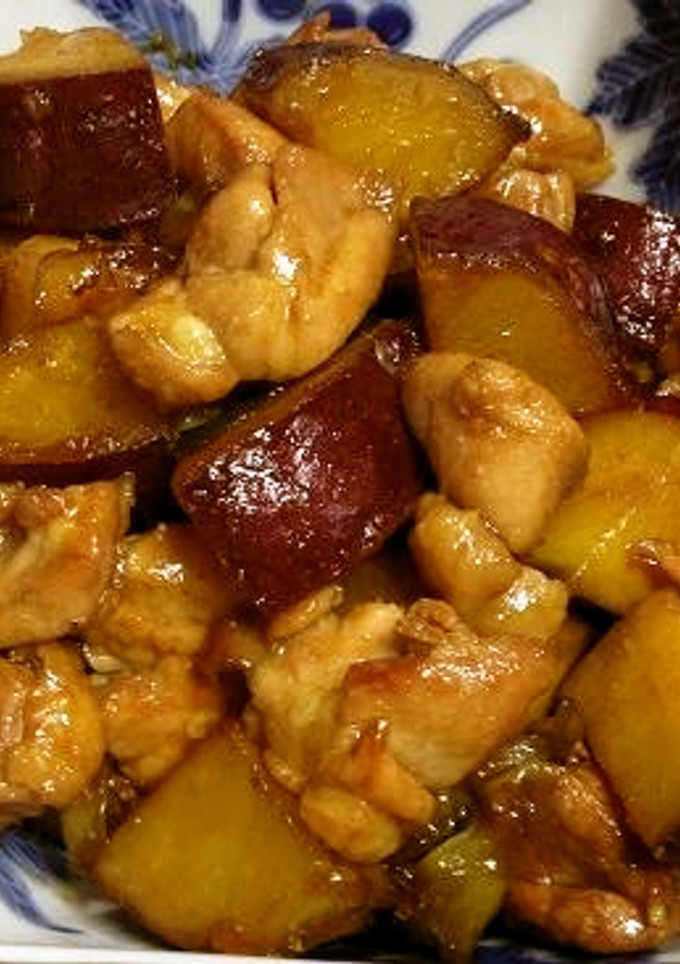 鶏とさつまいもの甘辛煮-レシピのメイン写真