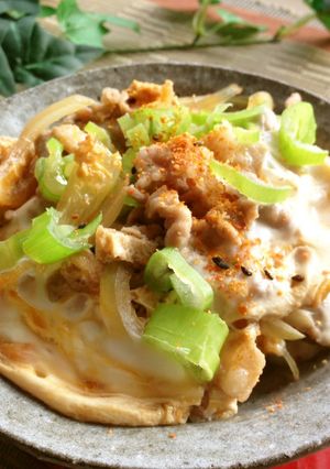 給料日前のご馳走✿豚肉ふっくら他人丼-レシピのメイン写真