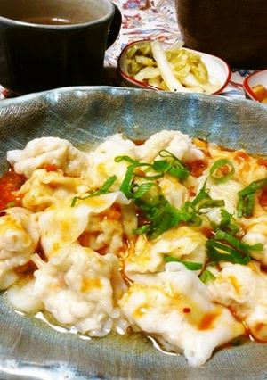 つるん！が止まらない♪ちょい辛ワンタン-レシピのメイン写真