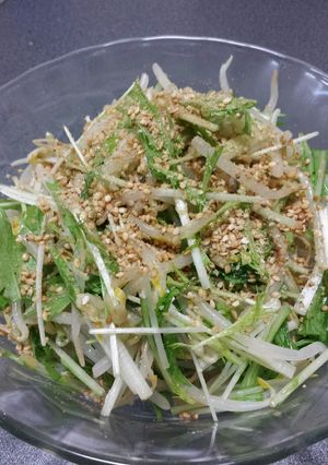 簡単☆もやしと水菜のナムル-レシピのメイン写真
