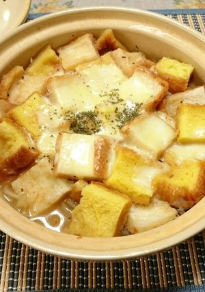 オニオングラタンスープ風鍋-レシピのメイン写真