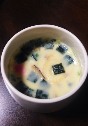 レンジで約10分☆お吸い物で甘い茶碗蒸し-レシピのメイン写真