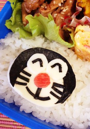 のせるだけで簡単キャラ弁！ドラえもん-レシピのメイン写真