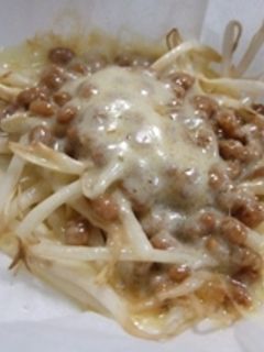 もやしの納豆チーズ焼き-レシピのメイン写真