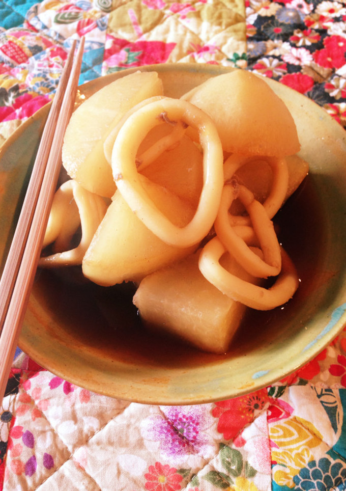 大根と冷凍イカの煮物-レシピのメイン写真