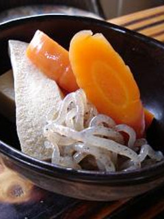 こうや豆腐と人参の煮物-レシピのメイン写真