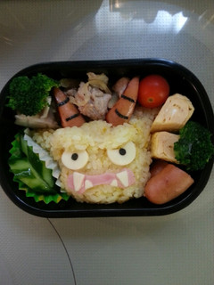 妖怪ウォッチキャラ弁 山吹鬼-レシピのメイン写真