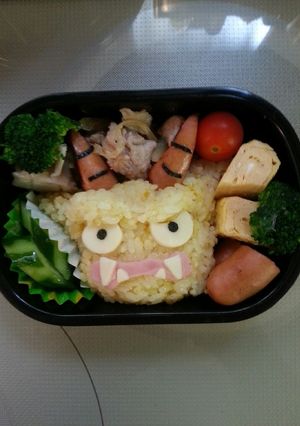 妖怪ウォッチキャラ弁　山吹鬼-レシピのメイン写真