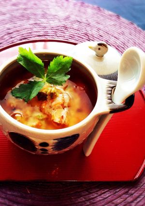レンジで簡単♪豆腐と穴子の蕪蒸し-レシピのメイン写真