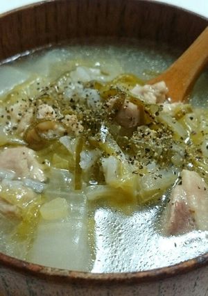 簡単☆サムゲタン風☆とろりんスープ-レシピのメイン写真