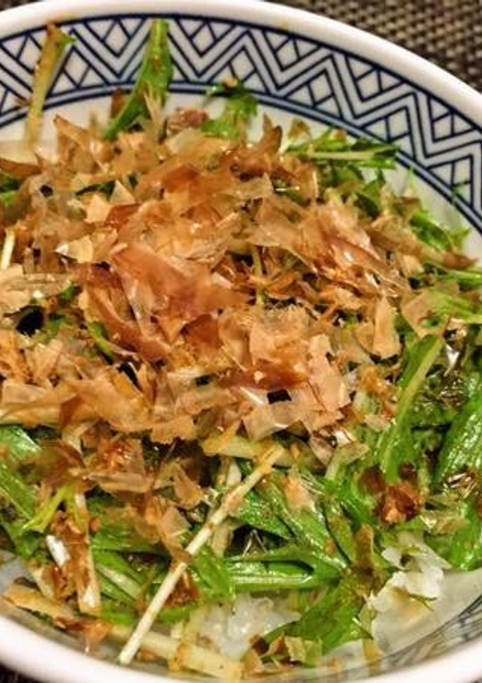 水菜のねこまんま(人用)-レシピのメイン写真
