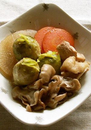 頂き物の里芋を使って煮物-レシピのメイン写真