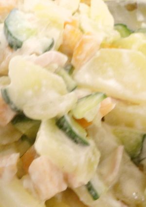 秋の味覚☆柿入りポテトサラダ-レシピのメイン写真