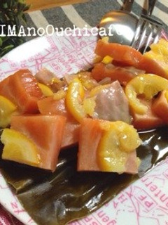 サーモンの塩レモン昆布じめ-レシピのメイン写真