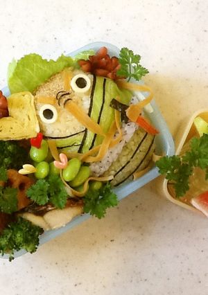 妖怪ウォッチ☆セミまるキャラ弁（≧∇≦）-レシピのメイン写真