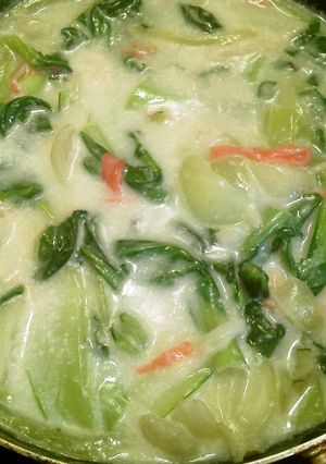 中華料理人直伝　簡単　青梗菜のクリーム煮-レシピのメイン写真