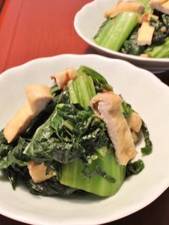 パパッと簡単!高菜と油揚げの炒め煮-レシピのメイン写真