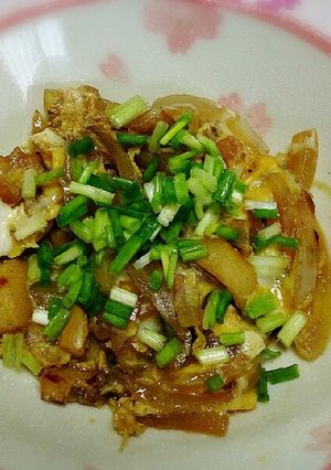 お弁当に☆ちくわと玉ねぎの卵とじ-レシピのメイン写真