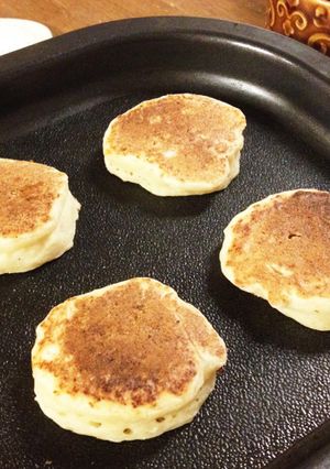 簡単もちふわお豆腐パンケーキ-レシピのメイン写真
