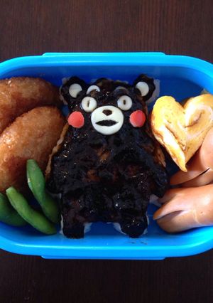 【キャラ弁】くまモン-レシピのメイン写真