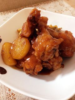 照り照り♡鶏手羽と大根のこっくり煮-レシピのメイン写真