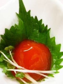出汁入り味噌で簡単卵黄の味噌漬け♪-レシピのメイン写真