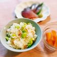 枝豆と桜海老の簡単混ぜ御飯