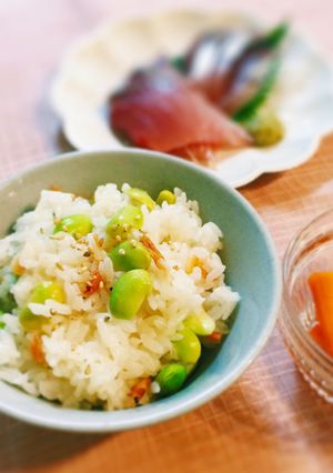枝豆と桜海老の簡単混ぜ御飯-レシピのメイン写真
